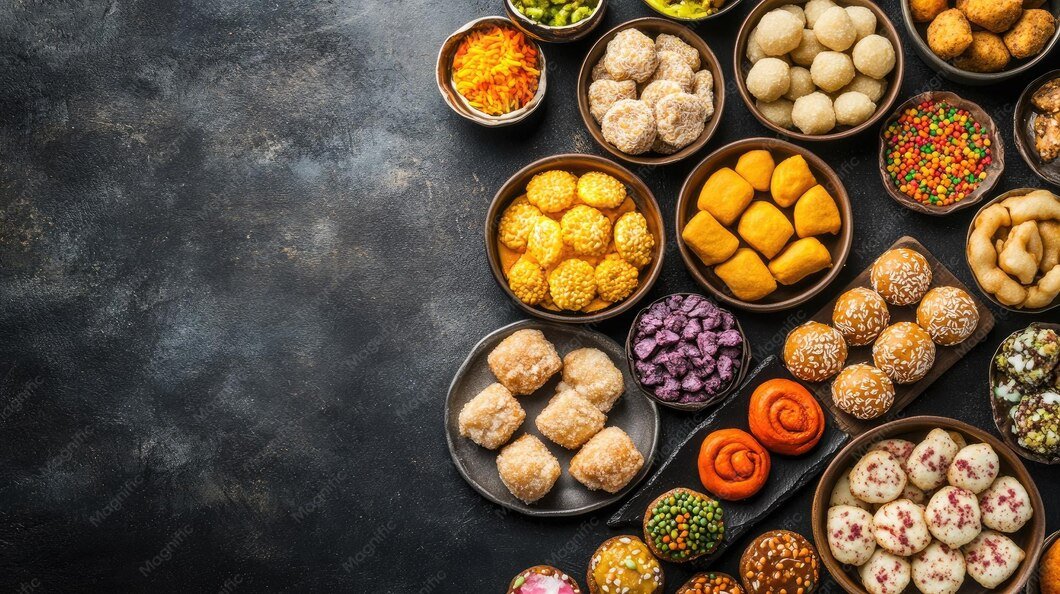 Traditional sweets and savouries